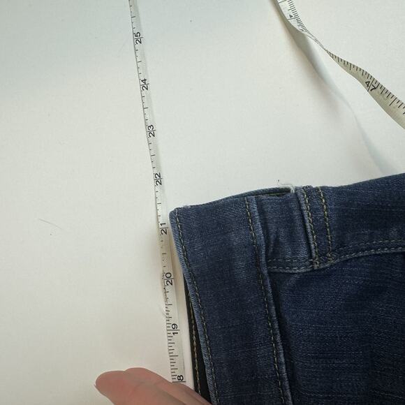 Torrid Womens Blue Denim Medium Wash Sky High Skinny Jeans Size 24r Plus Stretch - Picture 7 of 8
